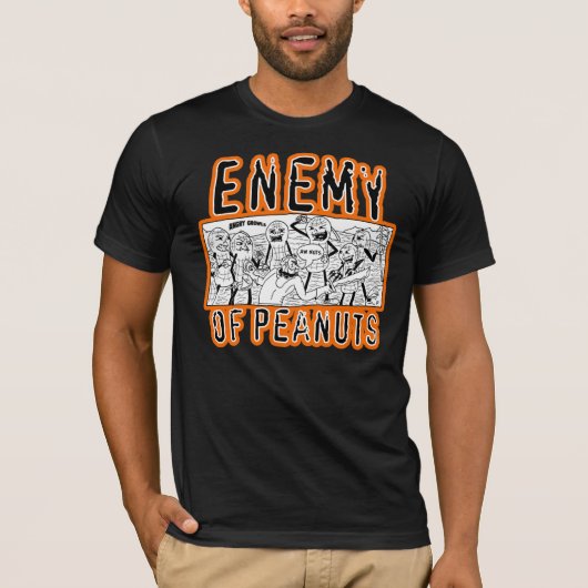 Enemy of Peanuts Panel T-Shirt (Voorkant)
