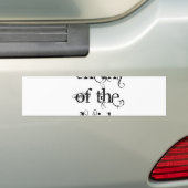 Enemy of the Bride Bumpersticker (Op auto)