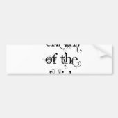Enemy of the Bride Bumpersticker (Voorkant)