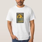 Enemy Sub,  WWII Poster Reuzenrok T-shirt (Voorkant)