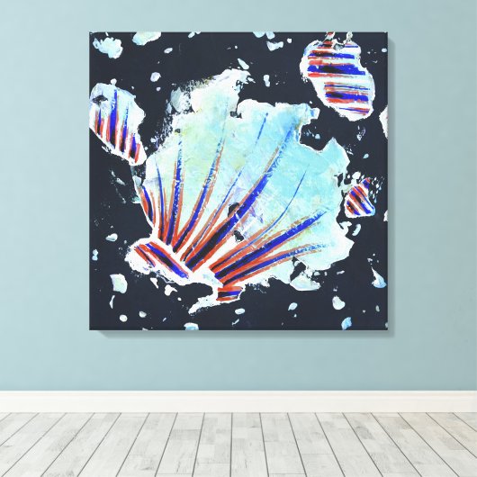 energecode 03E24 - Universeel Abstract Canvas Afdruk (Insitu (Houten vloer))