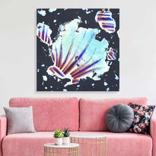 energecode 03E24 - Universeel Abstract Canvas Afdruk (Insitu (Woonkamer))