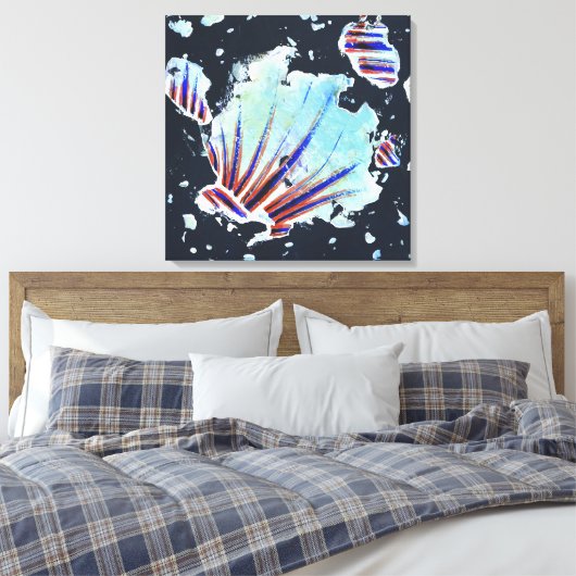 energecode 03E24 - Universeel Abstract Canvas Afdruk (Insitu (Slaapkamer))