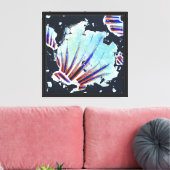 energecode 03E24 - Universeel Abstract Canvas Afdruk (Insitu (Woonkamer))