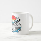 Energetic Anime Soccer Cat - Personalized Athlete  Koffiemok (Voorkant rechts)