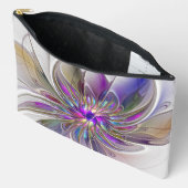 Energetic, Colorful Abstract Fractal Art Flower Etui (Open)
