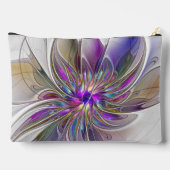Energetic, Colorful Abstract Fractal Art Flower Etui (Achterkant)