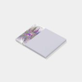 Energetic, Colorful Abstract Fractal Art Flower Post-it® Notes (Schuin)