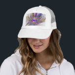 Energetic, Colorful Abstract Fractal Art Flower Trucker Pet<br><div class="desc">A multicolored powerful fantasy flower,
unique floral fractal art.
Design for your trucker hat and more.</div>