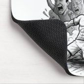 Energetic Football Goal Celebration Mouse Pad Muismat (Hoek)