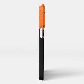 Energetic Fusion: The Orange and Black Design iPhone Hoesje (Rechterkant)