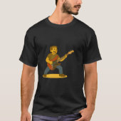 Energetic man playing guitar t-shirt (Voorkant)