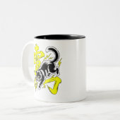    Energetic Thunder Cat Mugs Tweekleurige Koffiemok (Voorkant links)