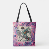 Energetic Ukiyo-e Tote Bag (Achterkant)