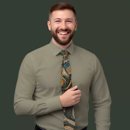 Energetic Wave Pattern Stropdas