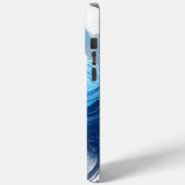 Energetisch blauw voor sportliefhebbers Case-Mate iPhone case (Achterkant / Links)