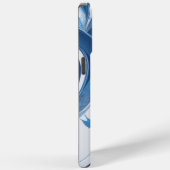 Energetisch blauw voor sportliefhebbers Case-Mate iPhone case (Achterkant / Rechts)