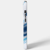 Energetisch blauw voor sportliefhebbers Case-Mate iPhone case (Achterkant / Links)