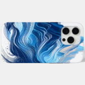 Energetisch blauw voor sportliefhebbers Case-Mate iPhone case (Achterkant (horizontaal))