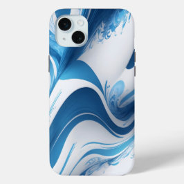 Energetisch blauw voor sportliefhebbers iPhone 15 mini hoesje