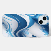 Energetisch blauw voor sportliefhebbers Case-Mate iPhone case (Achterkant (horizontaal))