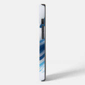 Energetisch blauw voor sportliefhebbers Case-Mate iPhone case (Achterkant / Links)