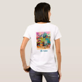 Energetisch kleurrijk Abstract schilderen, jouw bo T-shirt (Achterkant volledig)