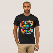 Energetisch ontwerp voor Live Laugh Love T-Shirt (Voorkant volledig)