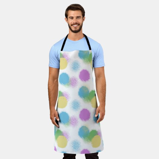 Energetisch Snoep Kleur Abstract Schort (Gedragen)