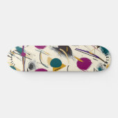 Energetische Abstracte Vormen Skateboard Deck (Horizontaal)