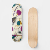 Energetische Abstracte Vormen Skateboard Deck (Voorkant)