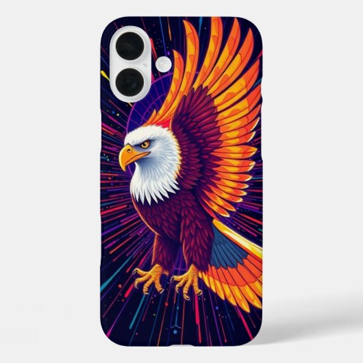 Energetische adelaar in levendige kleuren - Bold M Case-Mate iPhone Case (Achterkant)