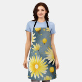 Energetische chrysant Waterverf Schort (Gedragen)