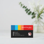 Energetische Colors Youthful Founder CEO Visitekaartje (Staand voorkant)