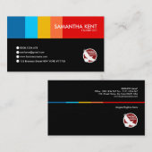 Energetische Colors Youthful Founder CEO Visitekaartje (Voorkant / Achterkant)