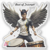 "Energetische Esports Harmony" Sticker (Voorkant)