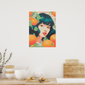 Energetische essentie: omarmen van vitaliteit poster (Keuken)