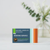 Energetische gebold BrightStor-verfservice Visitekaartje (Staand voorkant)