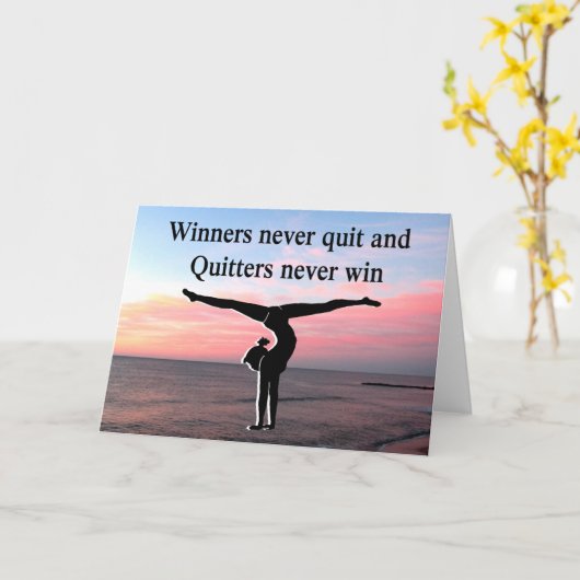 ENERGETISCHE GYMNAST KAART (Gele Bloem)