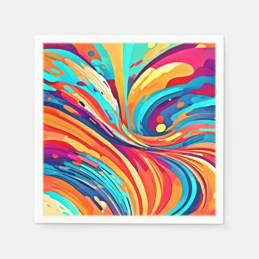 Energetische harmonie in vorm servet (Voorkant)