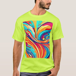 Energetische harmonie in vorm t-shirt