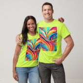 Energetische harmonie in vorm t-shirt (Unisex)