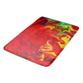 Energetische kleur burst patroon badmat (Gekanteld)