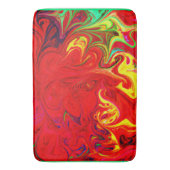 Energetische kleur burst patroon badmat (Voorkant Verticaal)