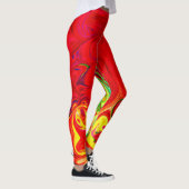 Energetische kleur burst patroon leggings (Rechts)
