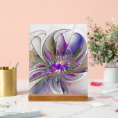 Energetische, kleurrijke Abstracte fractale kunstb Acryl Bord (Huwelijk)