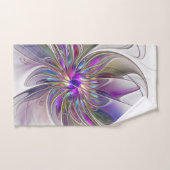 Energetische, kleurrijke Abstracte fractale kunstb Bad Handdoek (Handdoek)
