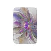 Energetische, kleurrijke Abstracte fractale kunstb Badmat (Voorkant Verticaal)