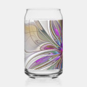 Energetische, kleurrijke Abstracte fractale kunstb Blikvorm Glas (Voorkant)