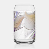 Energetische, kleurrijke Abstracte fractale kunstb Blikvorm Glas (Rechts)